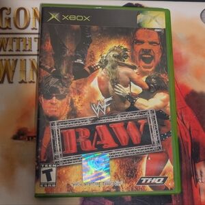 WWF WWE RAW XBOX WRESTLING VIDEO GAME 2002 Y2K VINTAGE